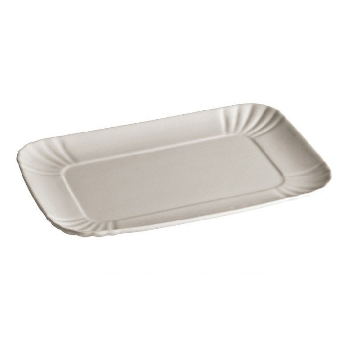 Bandeja de estética cotidiana fabricada en porcelana de tamaño grande, para comida, tazas café, etc.