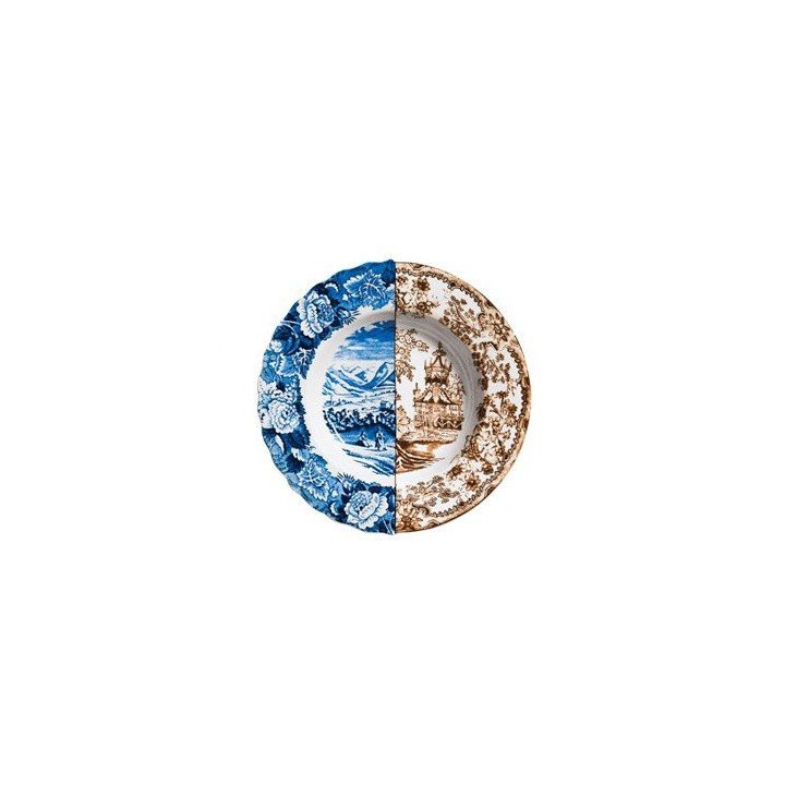 Plato decorativo Híbrido hondo Seletti