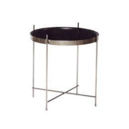 Mesa de centro de metal y espejo