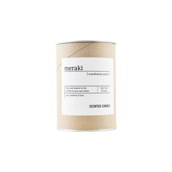 Vela Perfumada Scandinavian Garden Pequeña, MERAKI