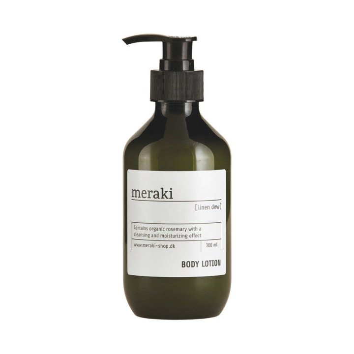 Body Lotion Loción corporal Linen Dew, Meraki