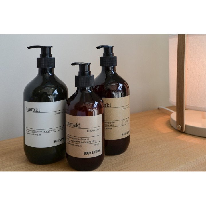 Body Lotion Loción corporal Linen Dew, Meraki