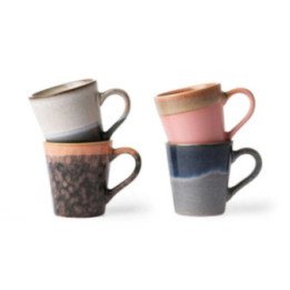 70s Ceramics Espresso Mugs Polaris (Set of 4)