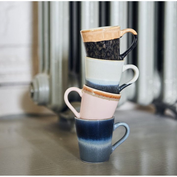 70s Ceramics Espresso Mugs Polaris (Set of 4)