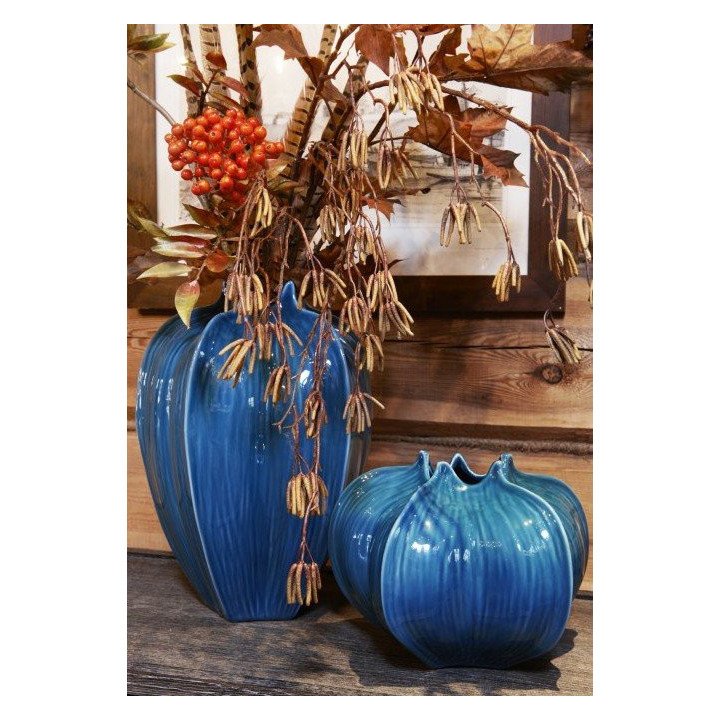Florero Azul Orgánico (grande)