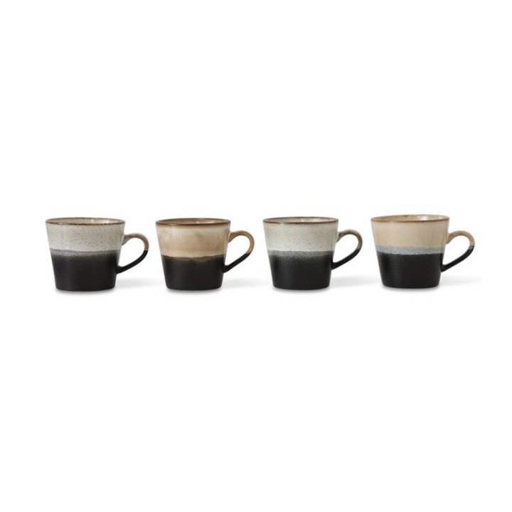 70s ceramics: cappuccino mug Rock Hkliving