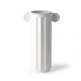 White ceramic vase greek C