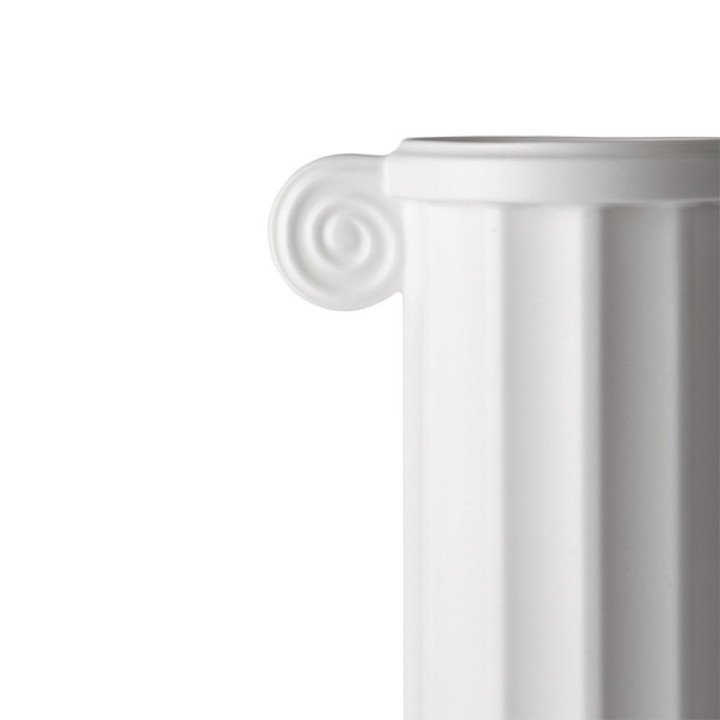 White ceramic vase greek C