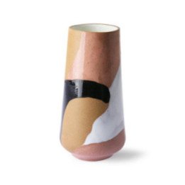 Jarrón Hand painted ceramic flower vase, HKLiving