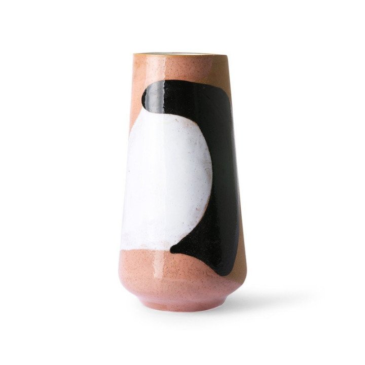 Jarrón Hand painted ceramic flower vase, HKLiving