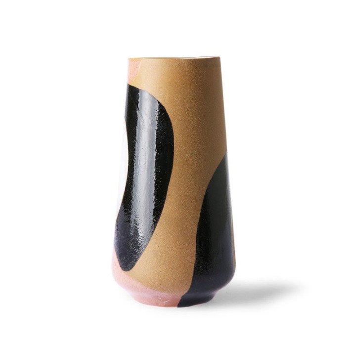 Jarrón Hand painted ceramic flower vase, HKLiving