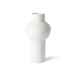 Speckled clay vase round M, HKLiving