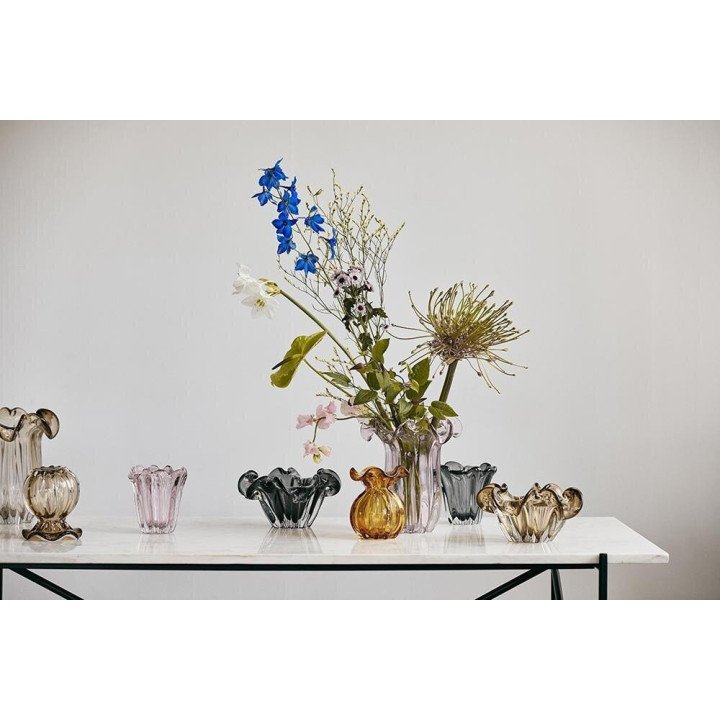 Jarrón KATAJA vase L brown, Nordal Denmark