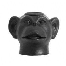 PALVA monkey head candleholder, Nordal Denmark