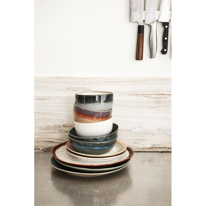 Set 2 Platos 70´s EARTH de 29 cm., HK Living