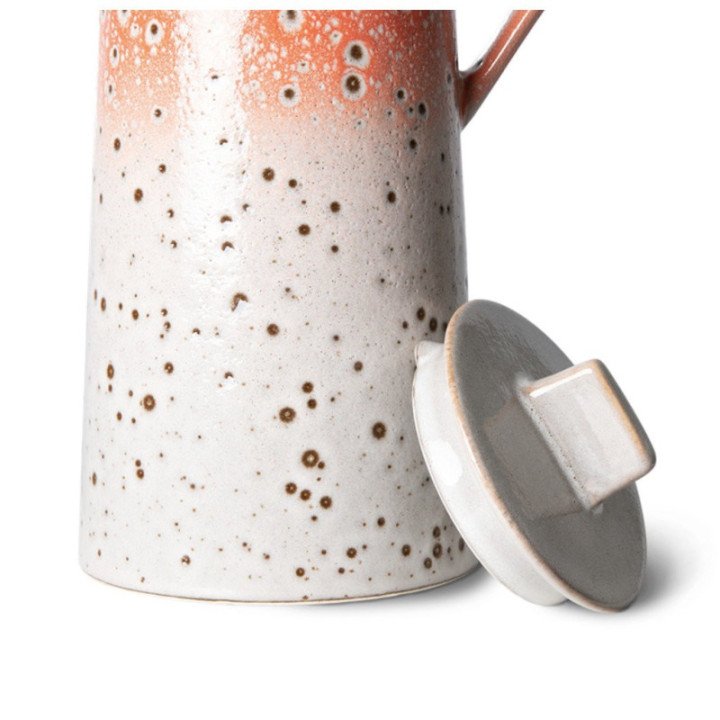 Jarra / Lechera 70S CERAMICS: COFFEE POT, ASTEROIDS