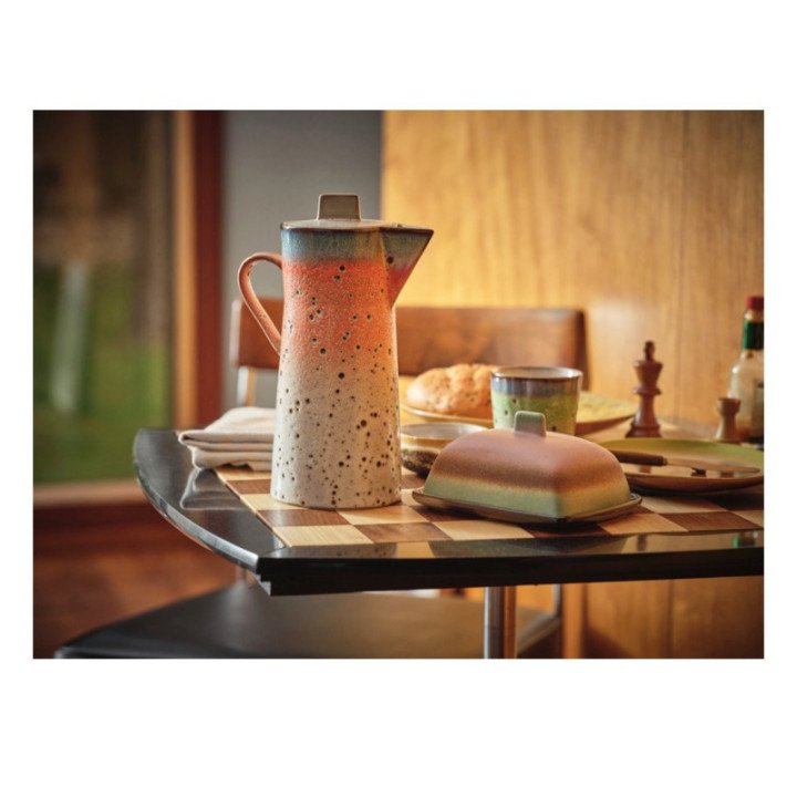 Jarra / Lechera 70S CERAMICS: COFFEE POT, ASTEROIDS