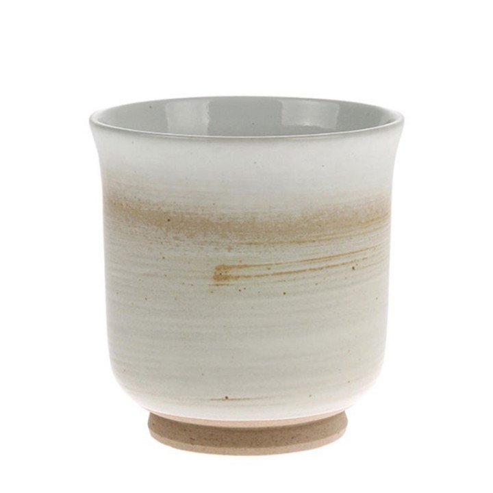 Tazas Blanca y Crema Kyoto pack 6 unid. HK Living