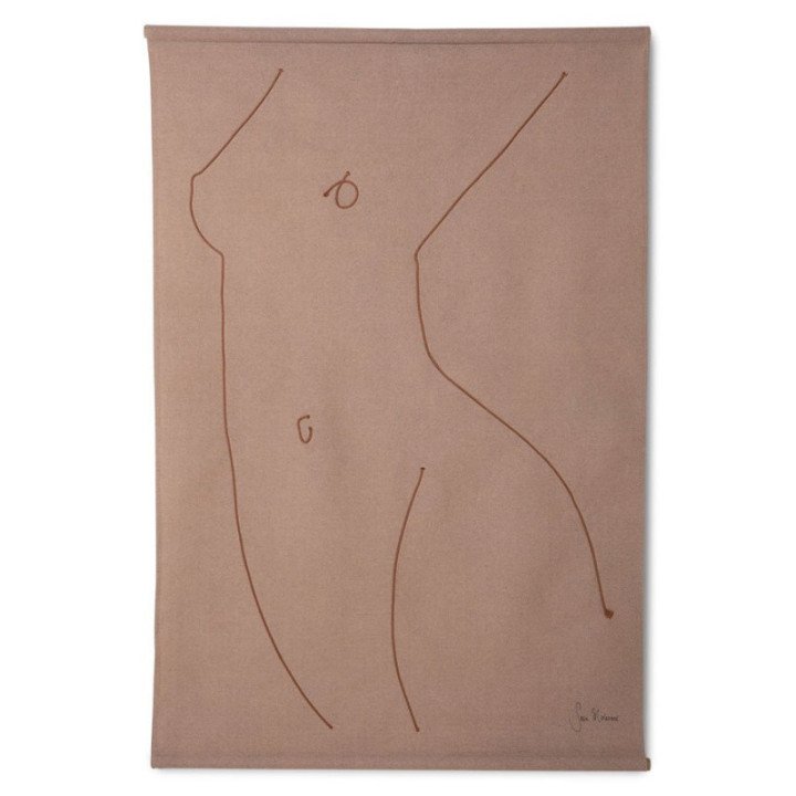 WALL CHART WOMAN SILHOUETTE BY SELLA MOLENAAR, HKliving