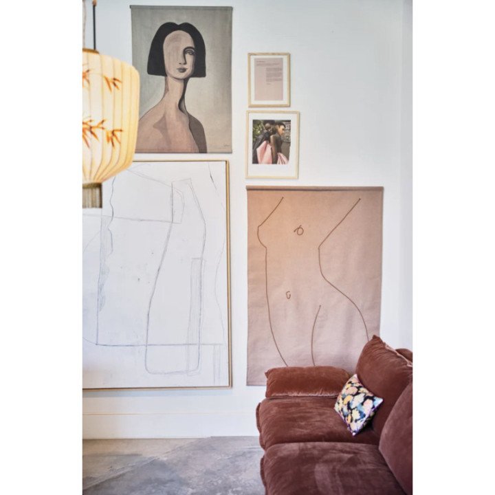 WALL CHART WOMAN SILHOUETTE BY SELLA MOLENAAR, HKliving