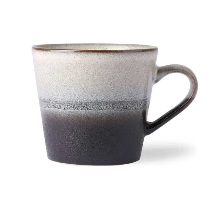 70s ceramics: cappuccino mug Rock Hkliving