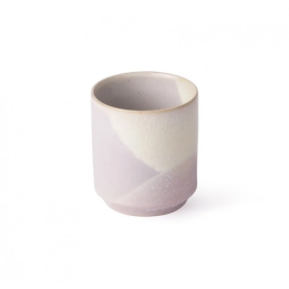 Set 6 Coffee mug lilac/yellow HK Living