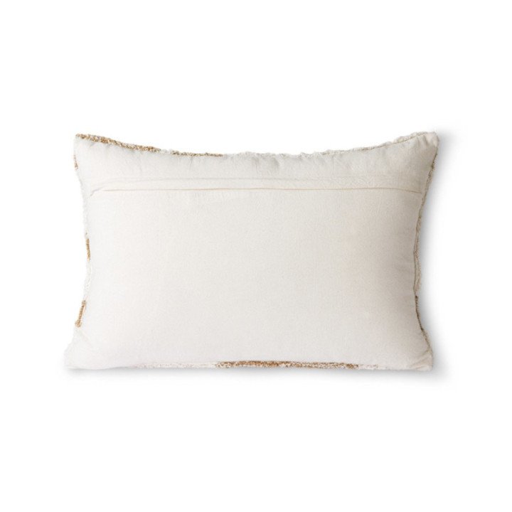 FLUFFY CUSHION WHITE/BEIGE (35X55), HKliving