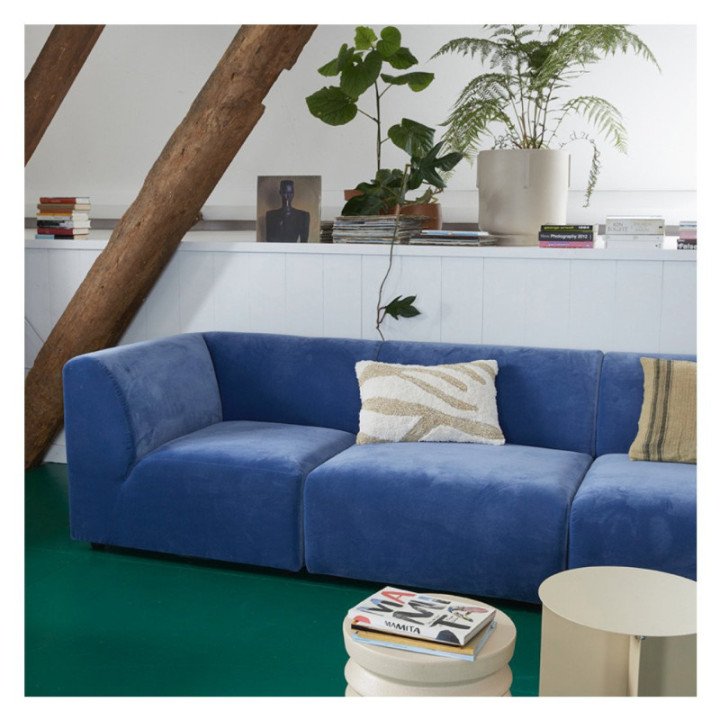 FLUFFY CUSHION WHITE/BEIGE (35X55), HKliving