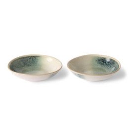 70s ceramics: curry bowls, mist (set of 2) HKLiving